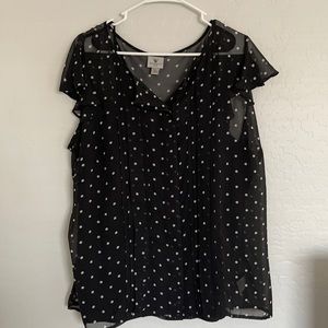Polka dot blouse